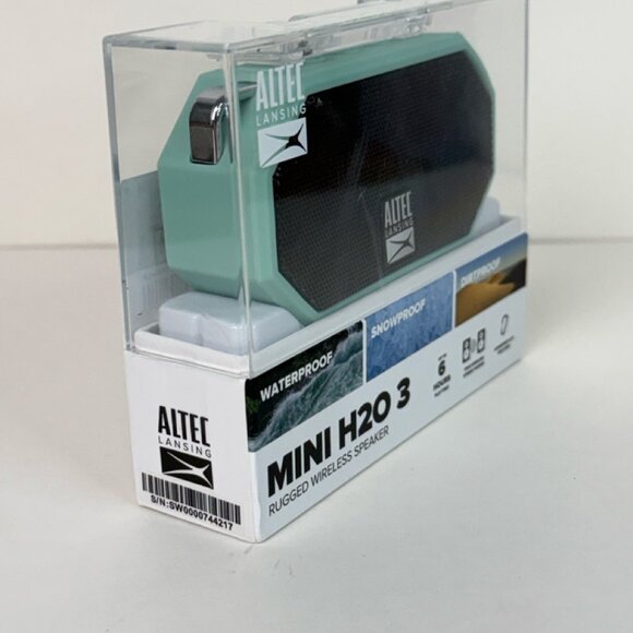Altec Lansing Mini H20 3 Rugged Portable Waterproof Bluetooth Speaker Mint IP67 - Picture 4 of 16